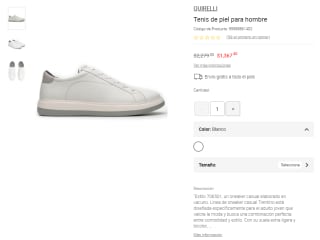Tenis Quirelli Trentino 706501 por $1,367 | Oferta Liverpool