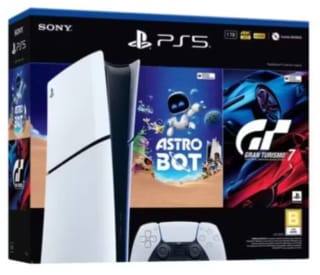 PS5 Digital Slim + AstroBot y Gran Turismo 7 por $5,618 | Soriana (Santander MSI)