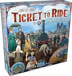 Days of Wonder - Ticket to Ride France & Old West Uitbreiding voor €19,99 bij Amazon