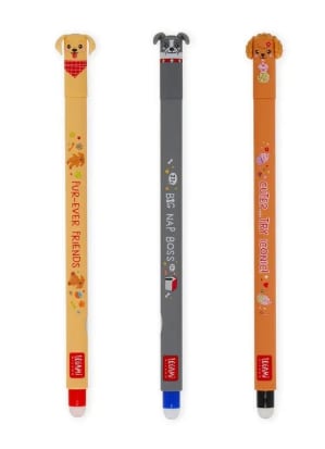 Lot de 3 stylos gel effaçable Legami à 14,87€