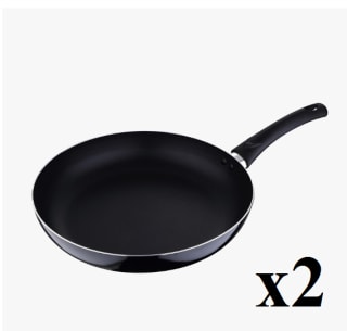 2 Sartenes Bergner Antiadherente Vitro Ø30 cm por 10€