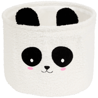 Fluffy opbergmand Ø 30 x 25 cm voor €2,99 bij de Action