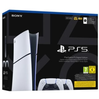Consola Sony PlayStation 5 Slim Digital Chasis E + 2x Mandos DualSense V3 por 399€
