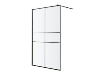 Mampara de ducha fija Izza negro 100cm por 99€