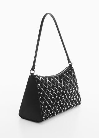 Bolso de hombro con detalle strass por 15.99€