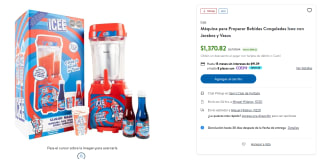 Máquina para Preparar Bebidas Congeladas Icee por $1,371 en Sam's Club