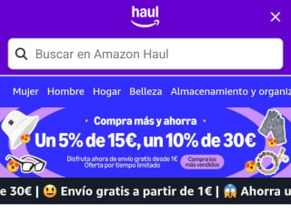 Envio Gratis con compra desde 1€ en Amazon Haul.