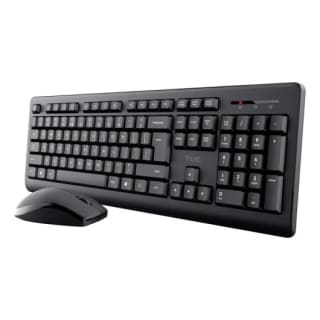 Trust Primo Wireless Deskset Pack Teclado y Ratón Inalámbricos Negro por 13.99€