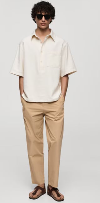 Pantalón de algodón con cordón por 6.99€