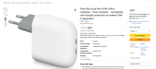 Google Power Charger voor €24,95
