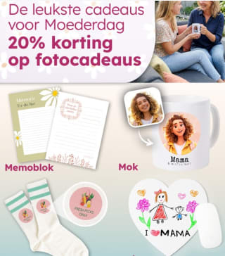 20% korting op fotocadeaus bij Smartphoto