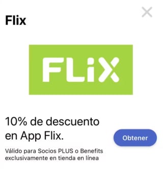 10% de Descuento en App Flix | Sam's Benefits