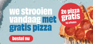 De 2de Pizza gratis bij Domlino's