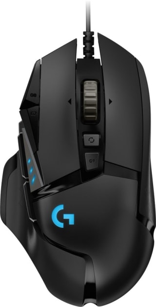 Logitech G502 HERO - Bedrade Gaming Muis - 25.600 DPI - Rechtshandig