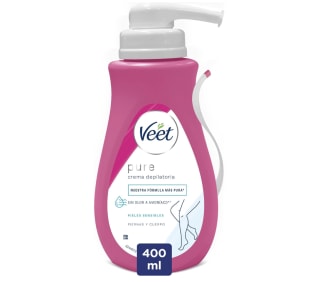 Veet crema depilatoria piel sensible 400 ml por 7,09€