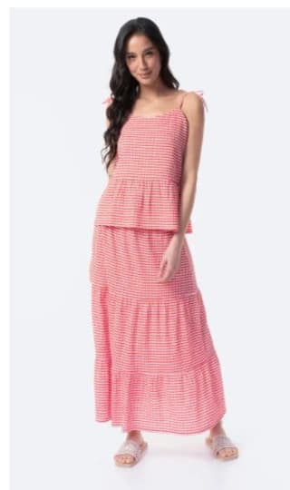 Falda larga estampado en Vicky por 5.99€.