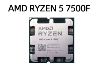 Procesador AMD Ryzen 5 7500F hasta 5,0 GHz, 6 núcleos, 12 hilos por 114,15€