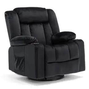 Draaibare relaxfauteuil met voetsteun voor €159,99 bij Joybuy