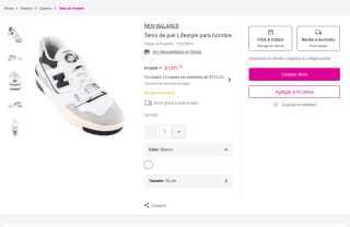 Tenis NEW BALANCE por $1,371 | Oferta Liverpool