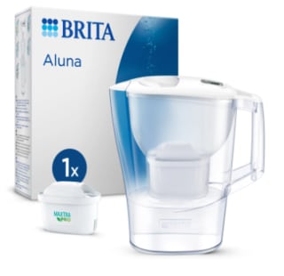 BRITA Jarra Filtrante Aluna Blanca Incluye 1 Filtro MAXTRA PRO All-in-1 por 13.10€