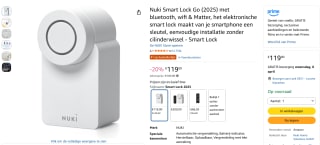 Nuki Smart Lock Go voor €119