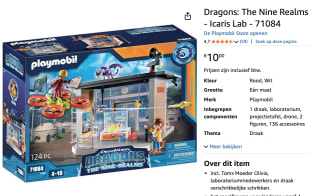 PLAYMOBIL Dragons: The Nine Realms - Icaris Lab voor €10 bij Amazon