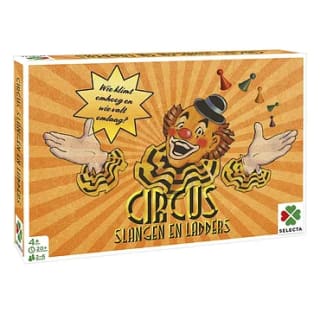 Bordspellen van toen - Circus & Slangen en Ladders voor €2,99 bij Lobbes