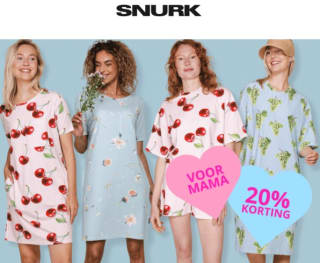 20% korting op dames bestsellers van SNURK