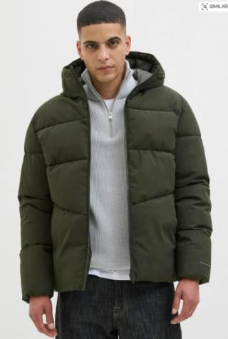 Jack & Jones Chaqueta puffer corta hombre varios colores por 23.79€