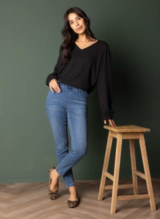Trix denim tregging voor €11,99 bij Nora