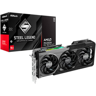 Tarjeta Gráfica ASRock AMD Radeon RX 9070 XT Steel Legend Dark 16GB GDDR6 por 609,95€
