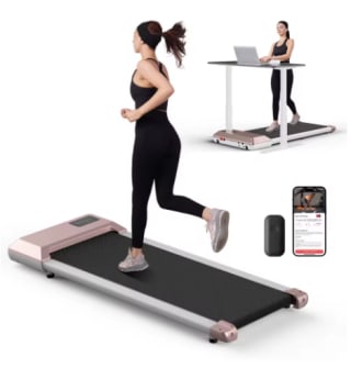 Cinta de correr 2 en 1 pantalla LCD 2,5 HP 300 lb por 94,82€