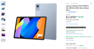 Lenovo Xiaoxin Pad 11 128GB por $2,660 | Mercado Libre