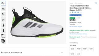 Tenis Adidas Ownthegame por $880 | Mercado Libre