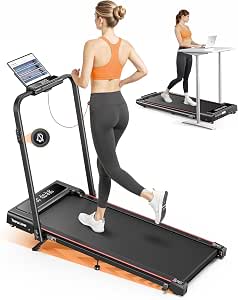 6 en 1 Cinta de Correr Plegable, 9% Inclinación, 12KM/H, 2.5HP por 156.38€
