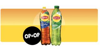 Gratis 2 flessen Lipton Ice Tea (1,5 L) bij Jumbo