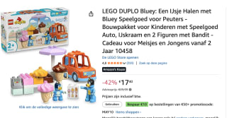 LEGO DUPLO Bluey een ijsje halen met Bluey voor €17,40 bij Amazon
