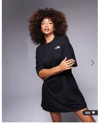 Robe t-shirt à logo The North Face Simple Dome à 36€