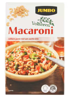 Jumbo Volkoren Macaroni 500 g voor €0,35