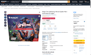 Caja de Escena MTG Marvel Spider Man por $469 | Oferta Amazon
