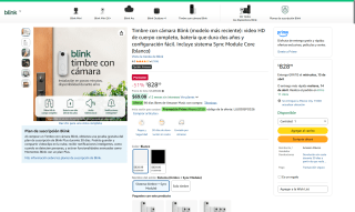 Timbre con cámara Blink por $679 | Oferta Amazon