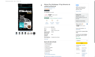 Alimento para Perros Minino Plus 10kg por $398 | Oferta Amazon