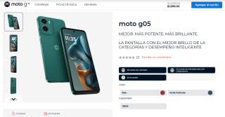 Motorola Moto G05 128GB por $1,599