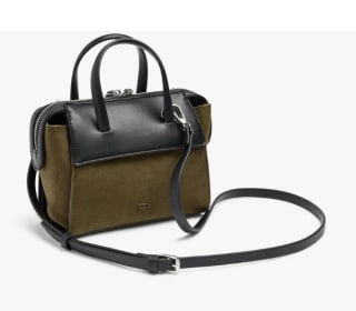 Bolso de mano estilo tote convertible a bandolera con cierre de cremallera por 15.99€