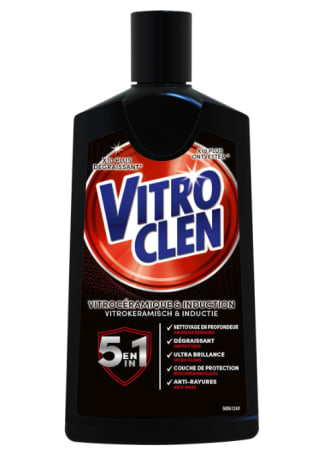 Crème Nettoyant Plaques Vitrocéramique et induction Vitroclen - 200 ml à 4,19€