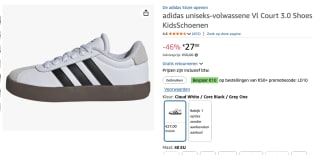 Adidas Vl Court 3.0 Sneakers Junior voor €27 bij Amazon