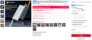 Teclado Attack Shark X68HE por $578 | AliExpress