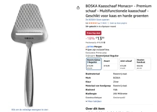 BOSKA Kaasschaaf Monaco+ voor €13,99