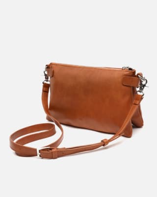 Bolso bandolera pequeño con doble cadena extraíble y detalles metálicos por 12€