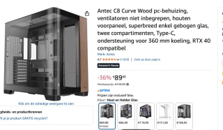 Antec C8 Curve Wood voor €89,90 bij Amazon